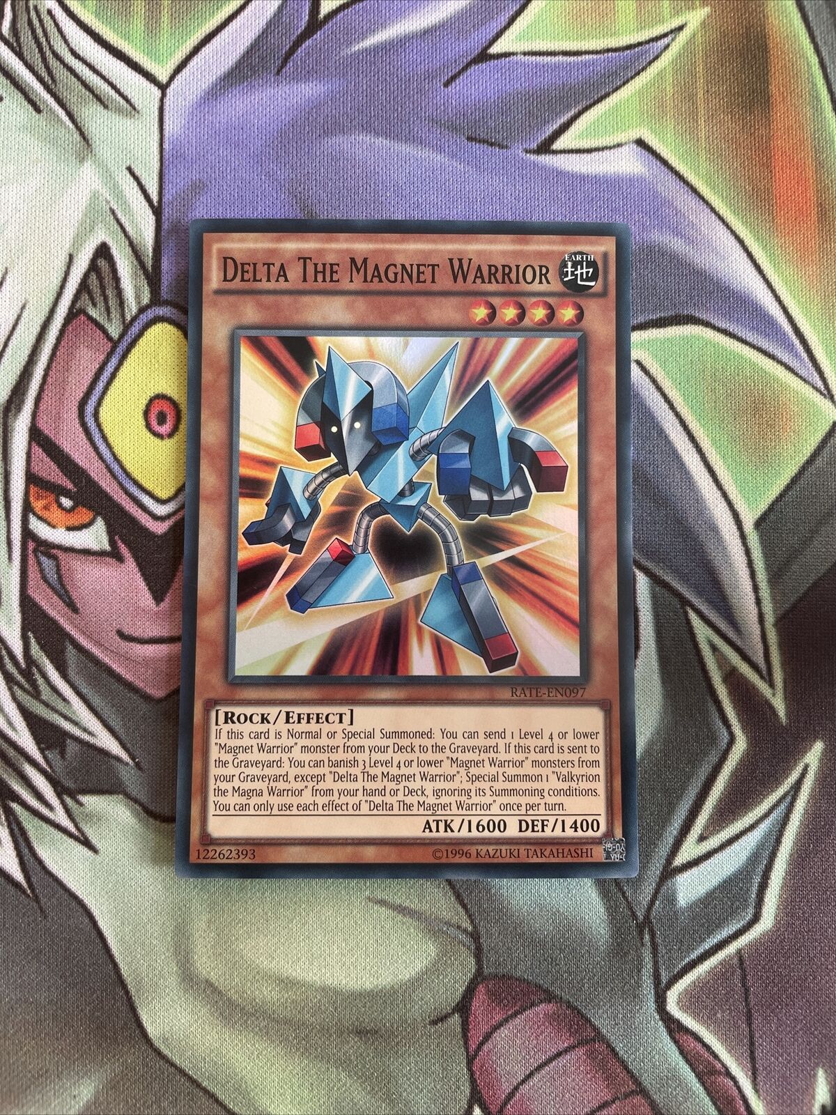 RATE-EN097 Delta The Magnet Warrior Super Rare UNL Edition NM Yugioh Card