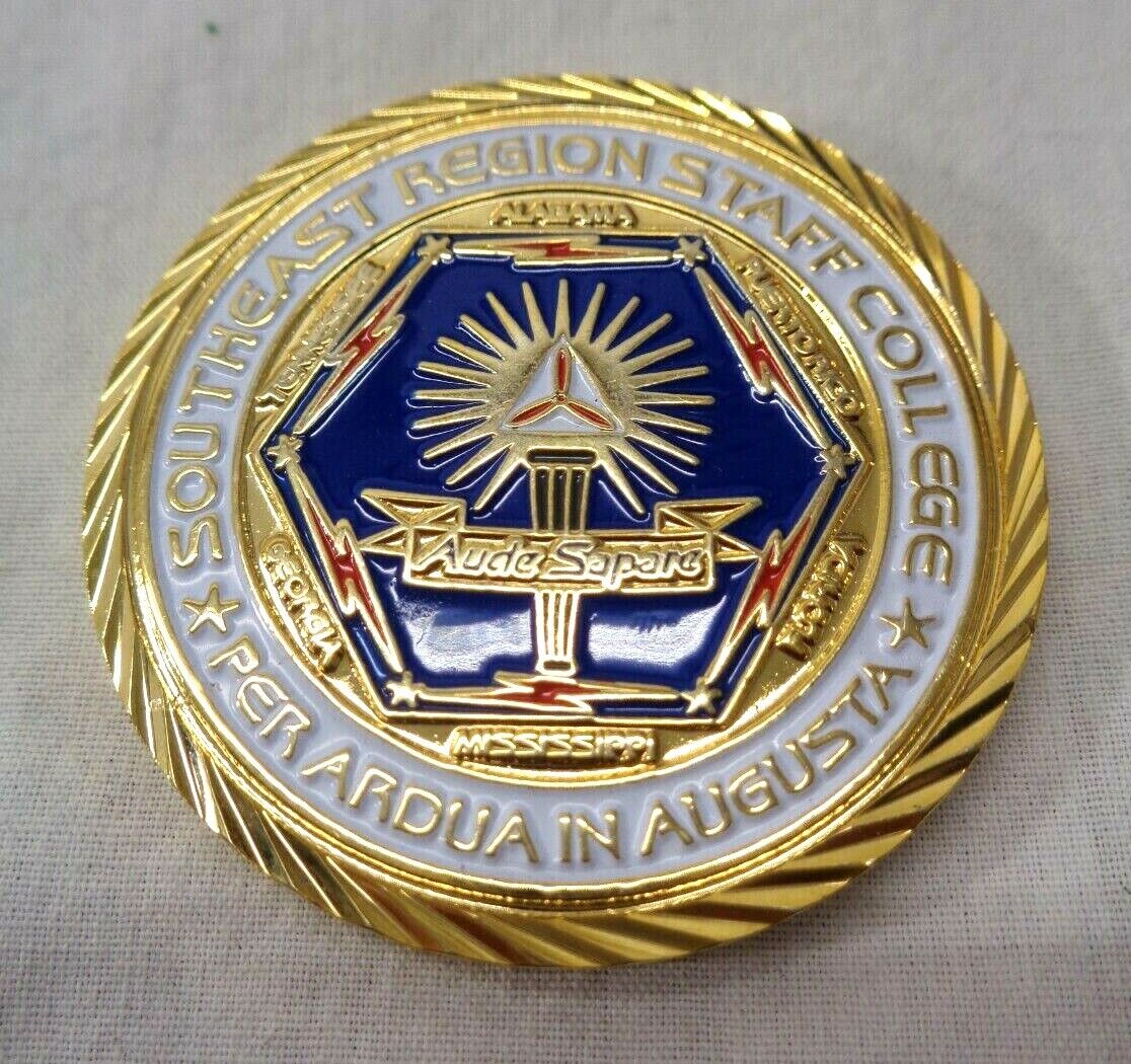 USAF Air Force Southeast Region Staff College Civil Air Patrol Challenge Coin