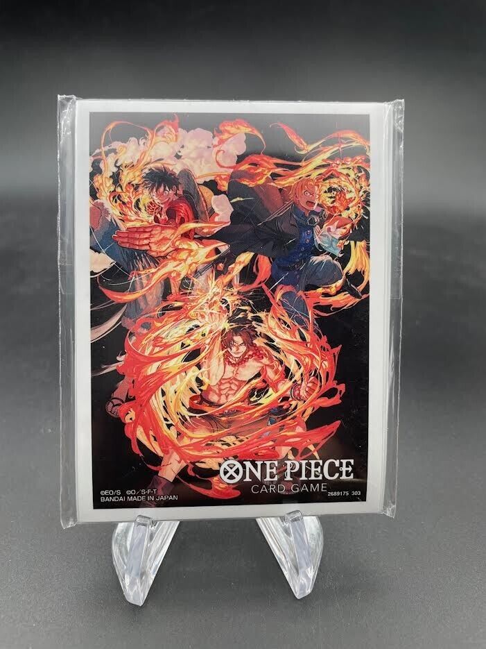 One Piece 2023 Championship ACE SABO LUFFY Treasure Cup Promo 10 Don Sleeves