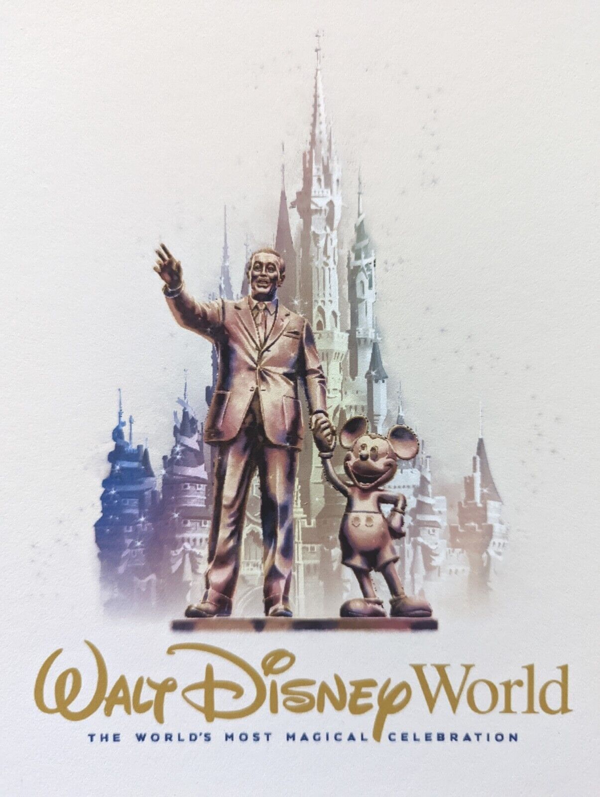 Walt Disney 50th Anniv Mickey Mouse \'\'Partners\'\' Giclée Art Print ONLY -Ltd Ed.