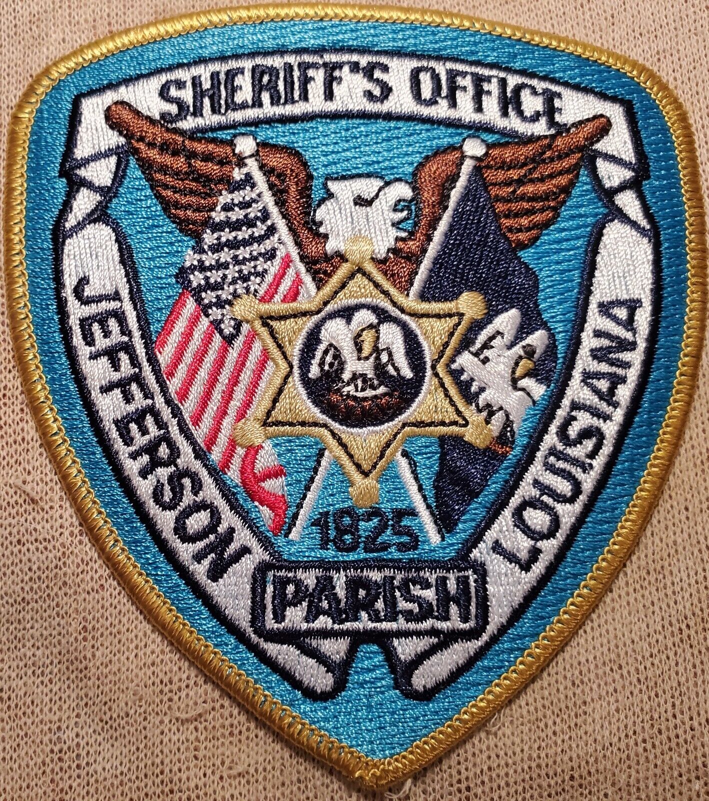 LA Jefferson Parish Louisiana Sheriff Shoulder Patch