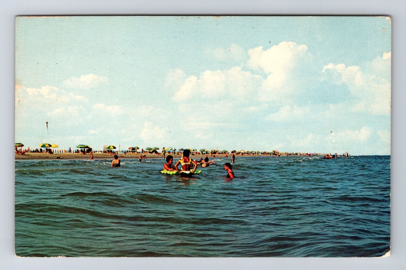 Galveston TX-Texas, Stewart Beach, Antique, Vintage Postcard