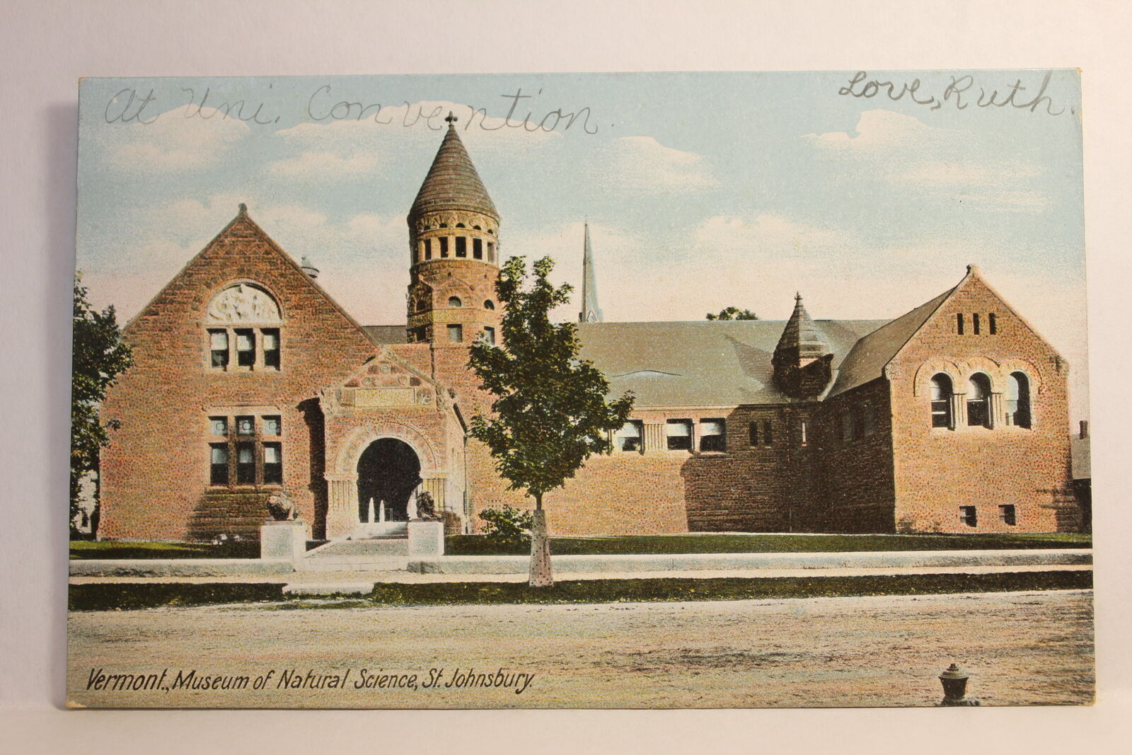 Postcard Museum Of Natural Science St. Johnsbury VT Y12