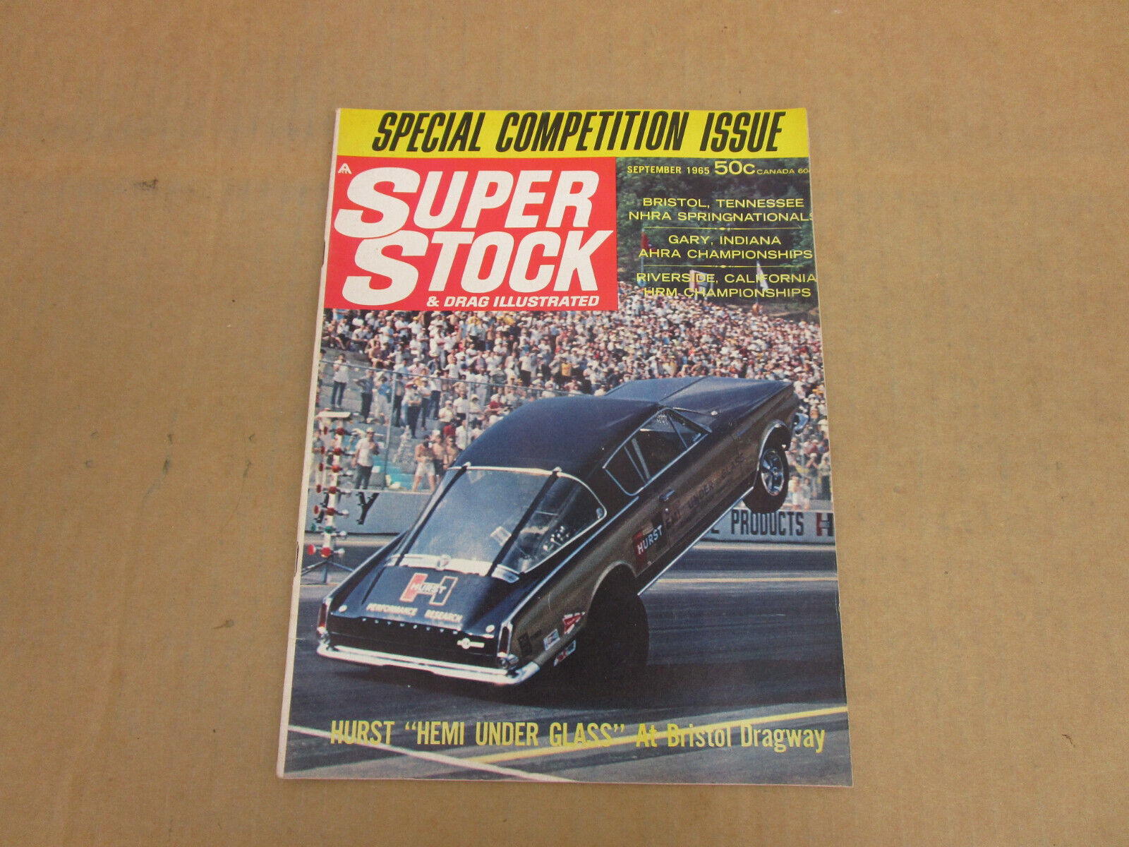 SUPER STOCK & DRAG ILL magazine September 1965 Comet Stormer race racing