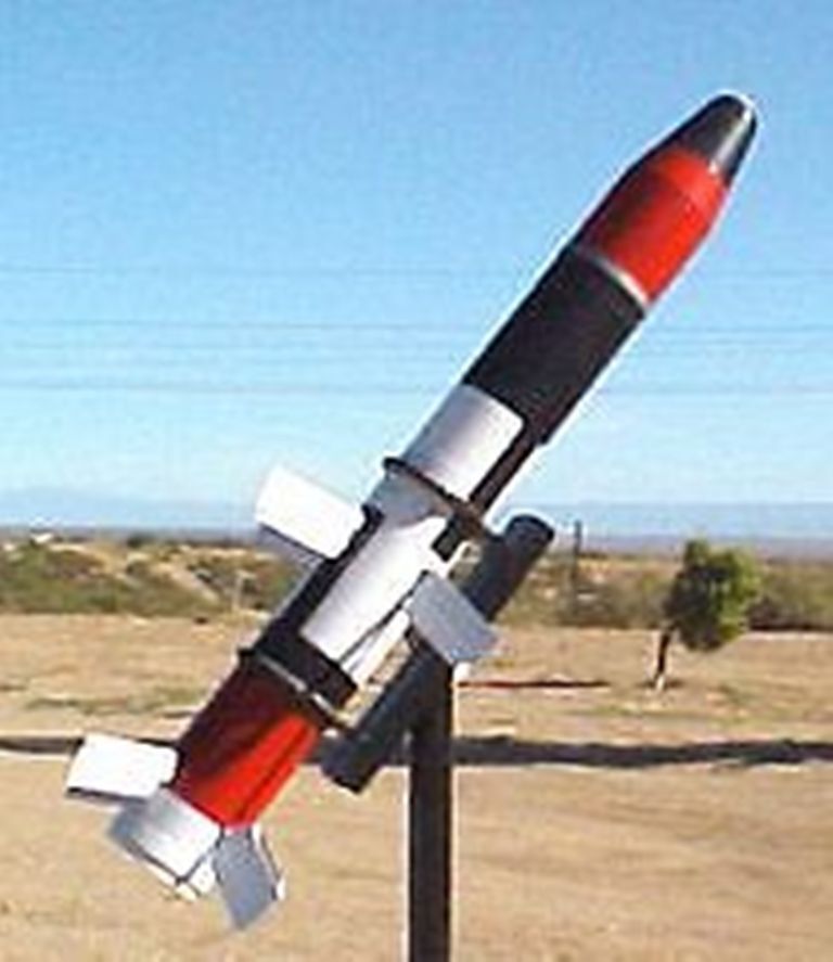 M-712 Copperhead Matin Marietta Missile Mahogany Kiln Wood Model Large New