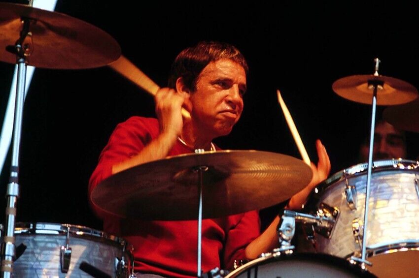 BUDDY RICH LEGENDARY DRUMMER PERFORMING IN CONCERT 24x36 inch Poster