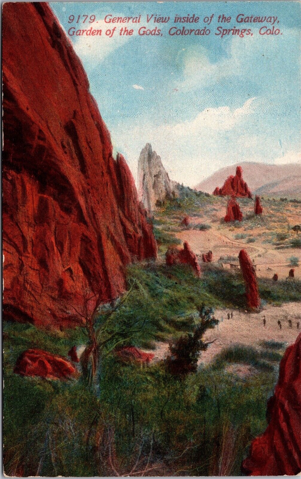 Gateway Garden Of The Gods Colorado Springs Divided Back Postcard H R Schmidt 9F