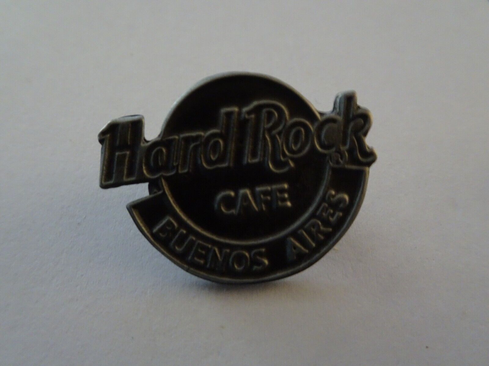 Hard Rock Cafe pin Buenos Aires Pewter Medium Logo Classic