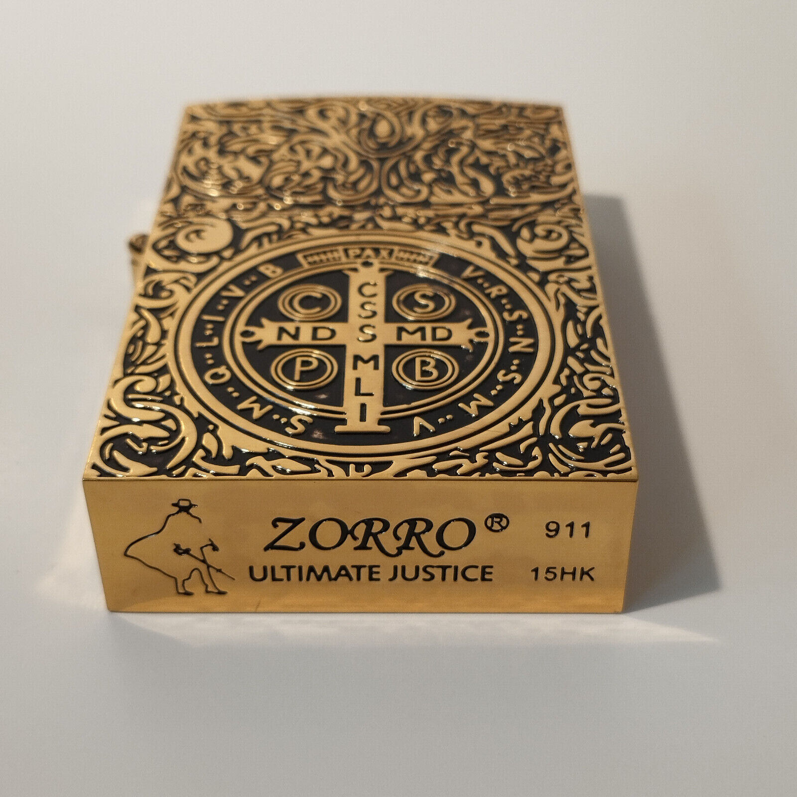 Zorro 911 Constantine Gold Lighter (with Gift Box) - 1:1 Movie Replica