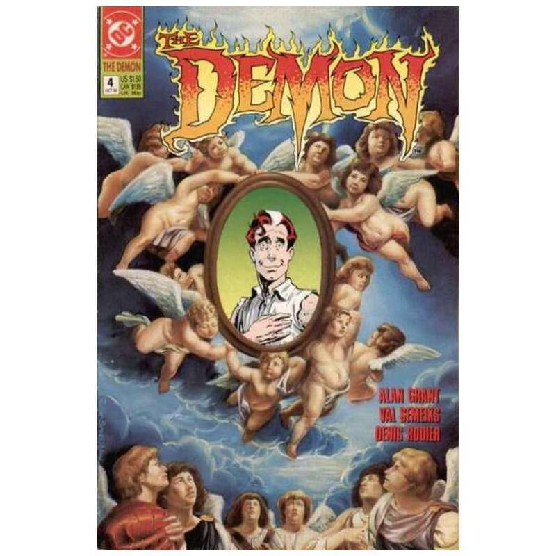 Demon #4  - 1990 series DC comics NM minus Full description below [h{