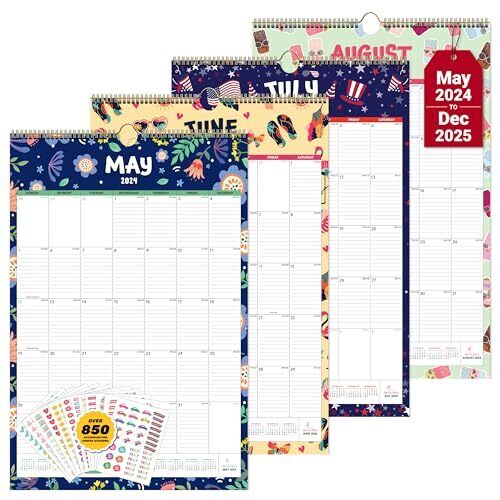 24 Months Extra Large Wall Calendar 2024 Large Jan 2024 to Dec 2025 20x30in E...
