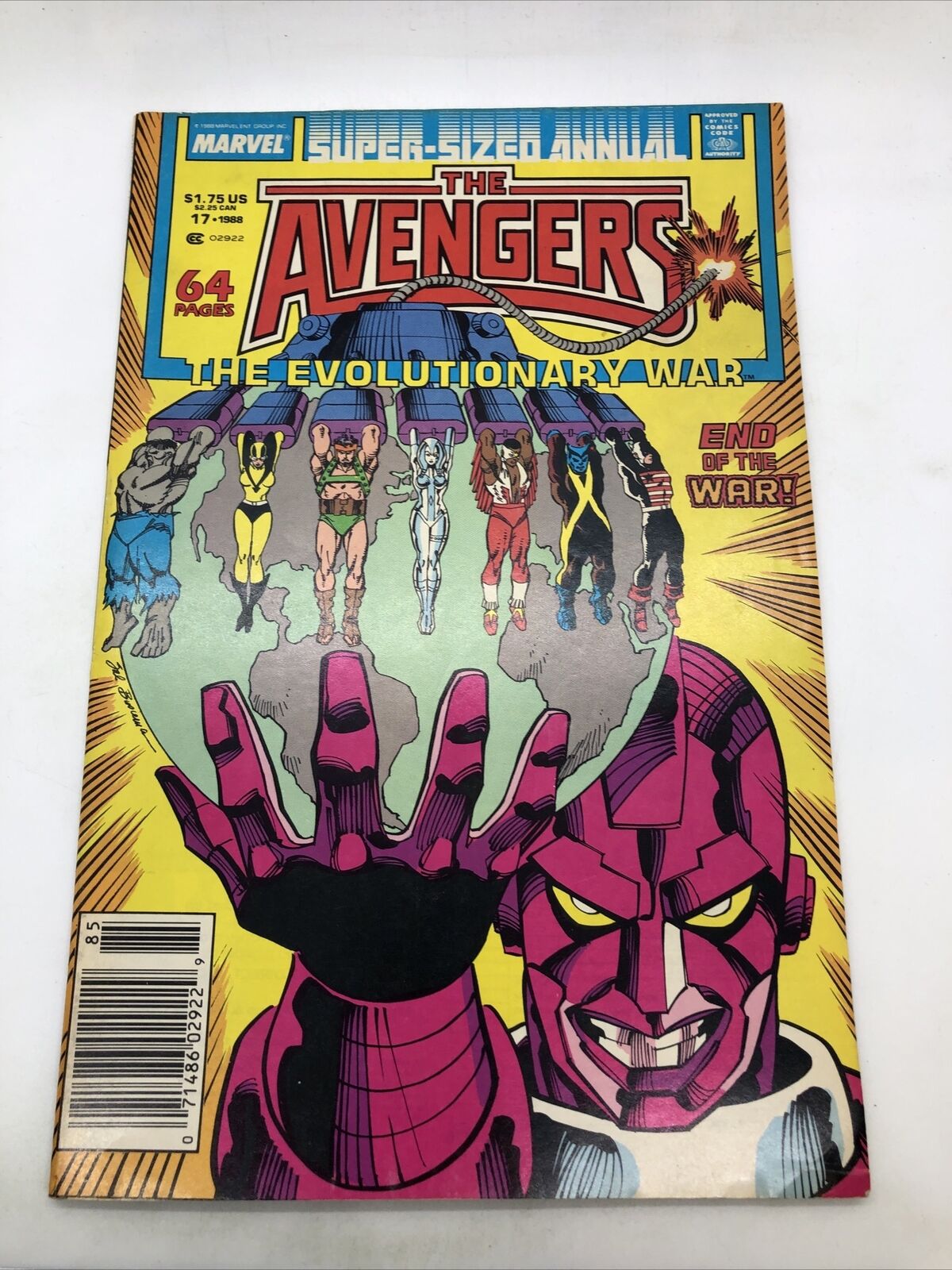 Marvel Comics The Avengers Annual Giant Size The Evolutionary War #17 1988