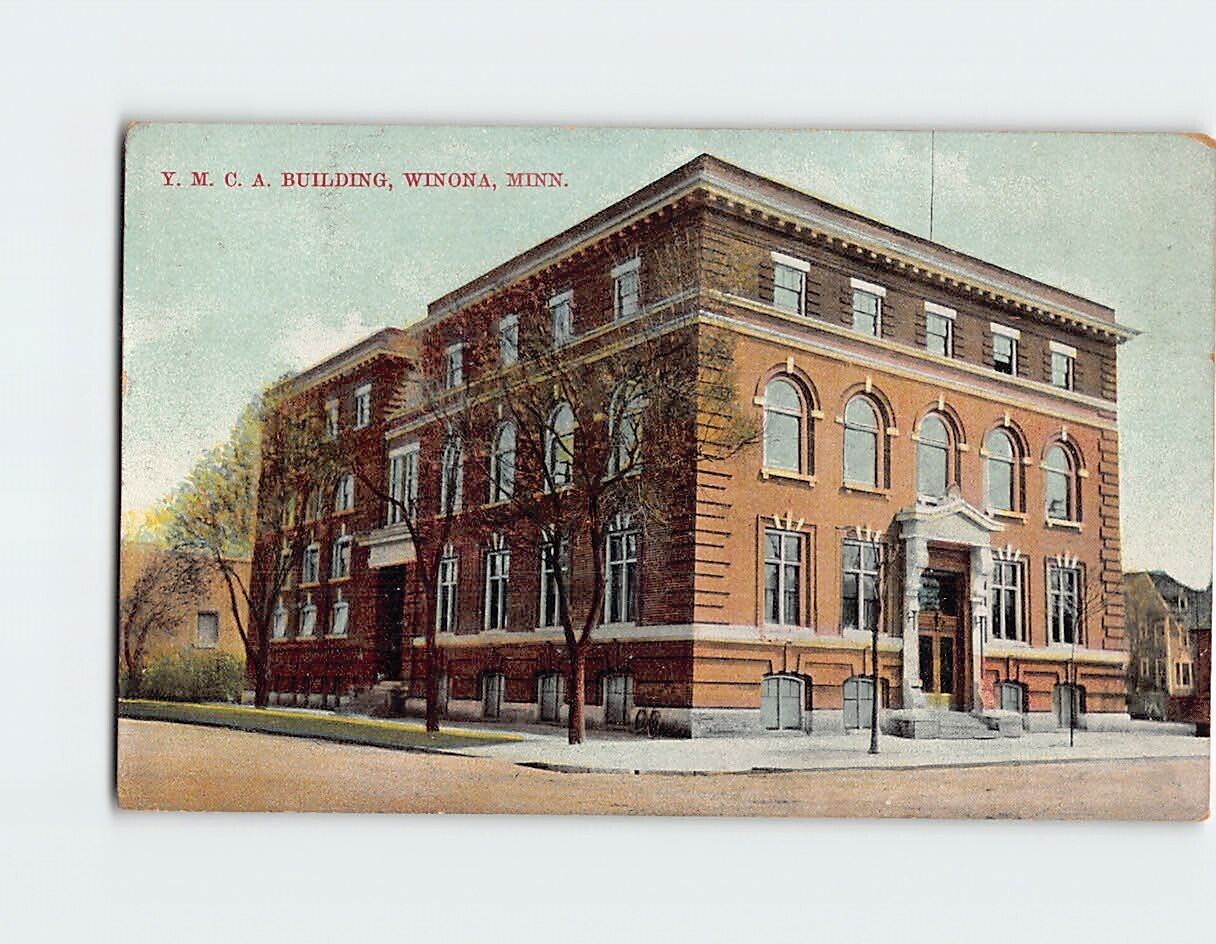 Postcard Y. M. C. A. Building, Winona, Minnesota