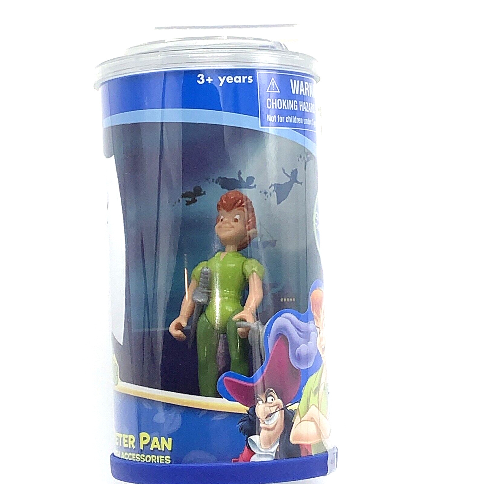 Peter Pan Pirates Heroes Peter Pan w/ Accessories Action Figure Disney New