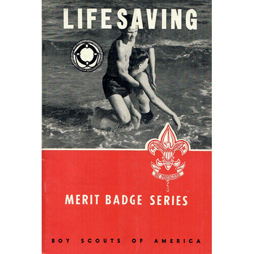 Lifesaving Merit Badge Pamphlet - 1958 May Printing - 25M558