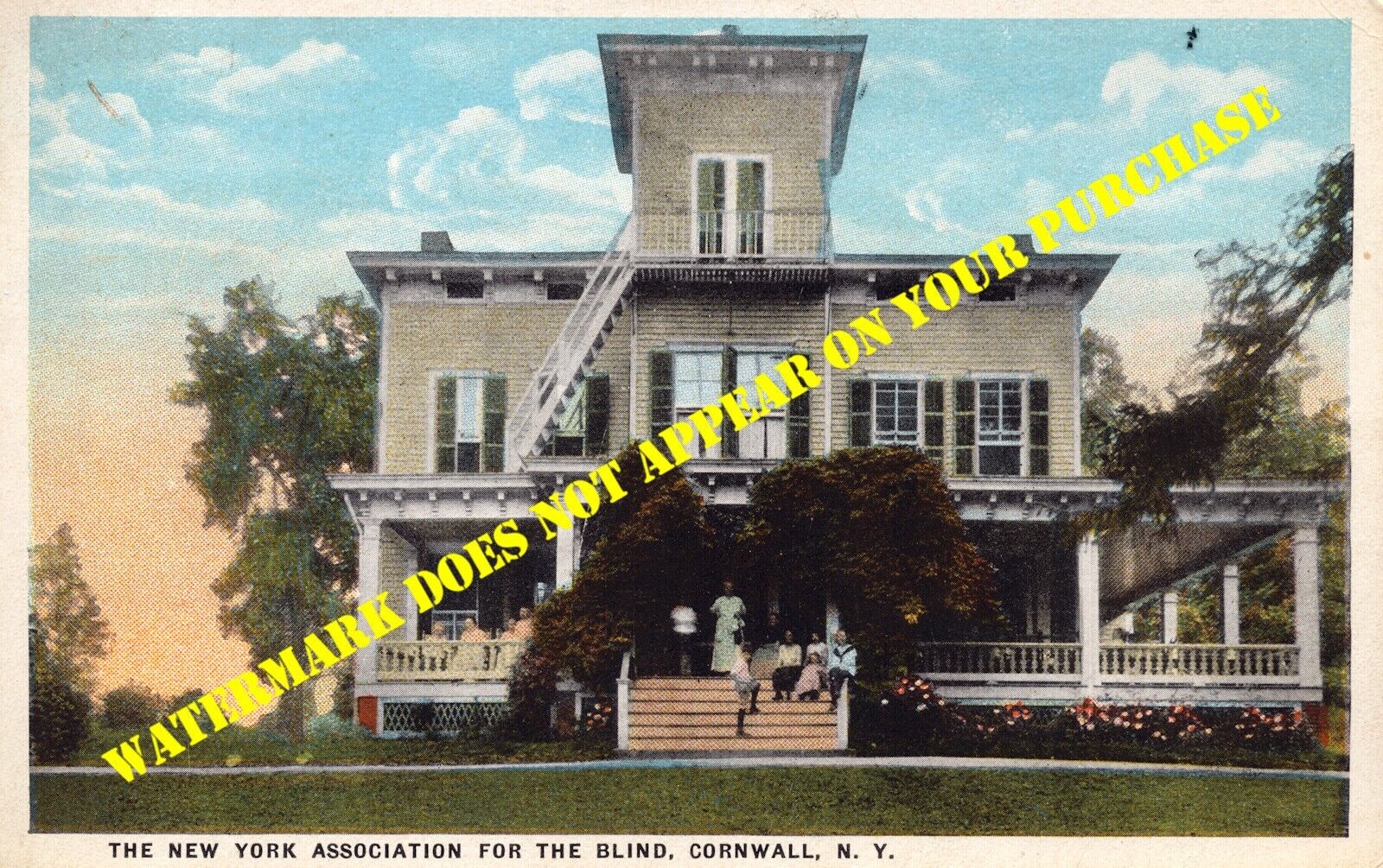 Cornwall NY New York Association for the Blind (The Lighthouse) summer camp 1922