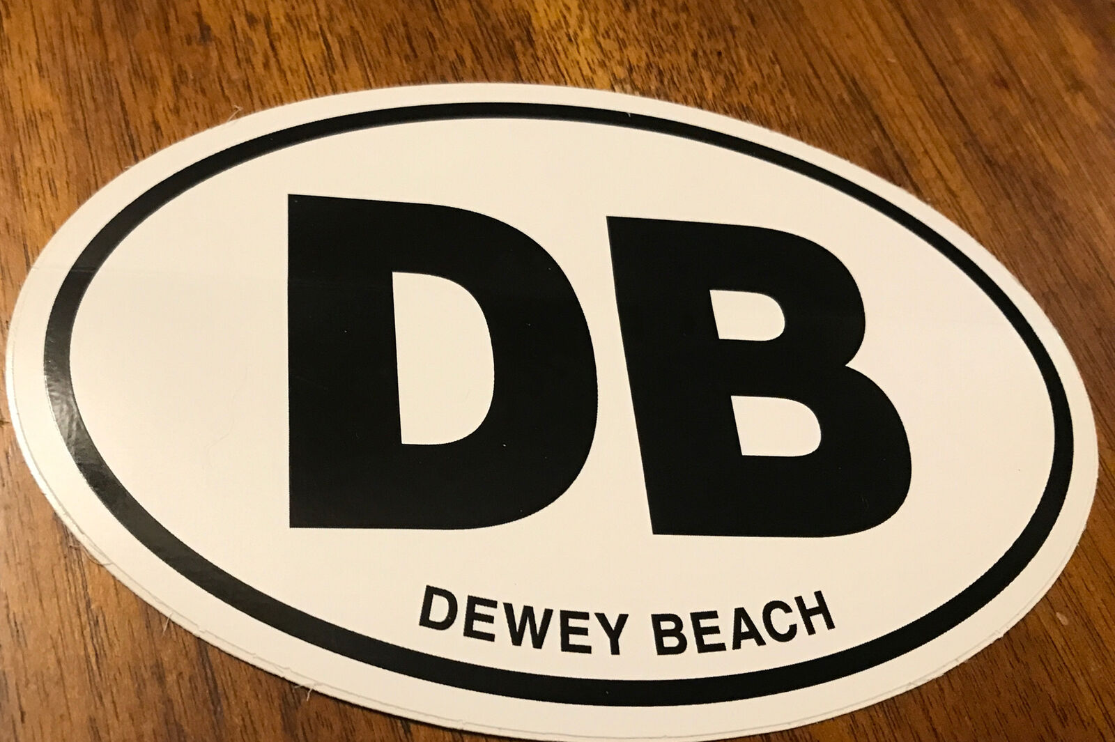 5x3 DBD Dewey Beach Delaware Sticker Car Truck Vehicle Bumper Decal White Black