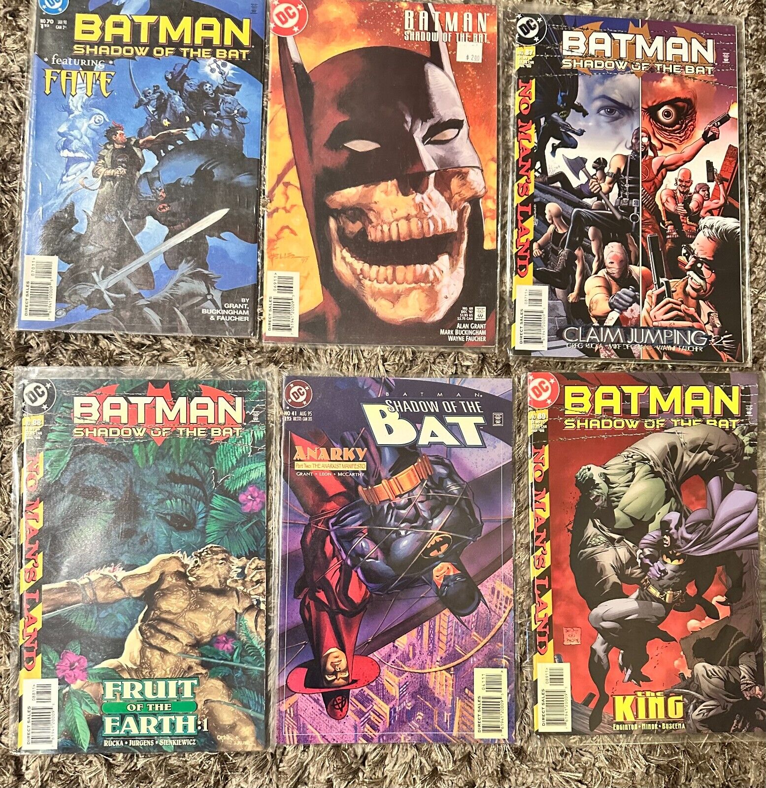 Vintage 90\'s Batman Comic Book Lot (15 Comic Books)