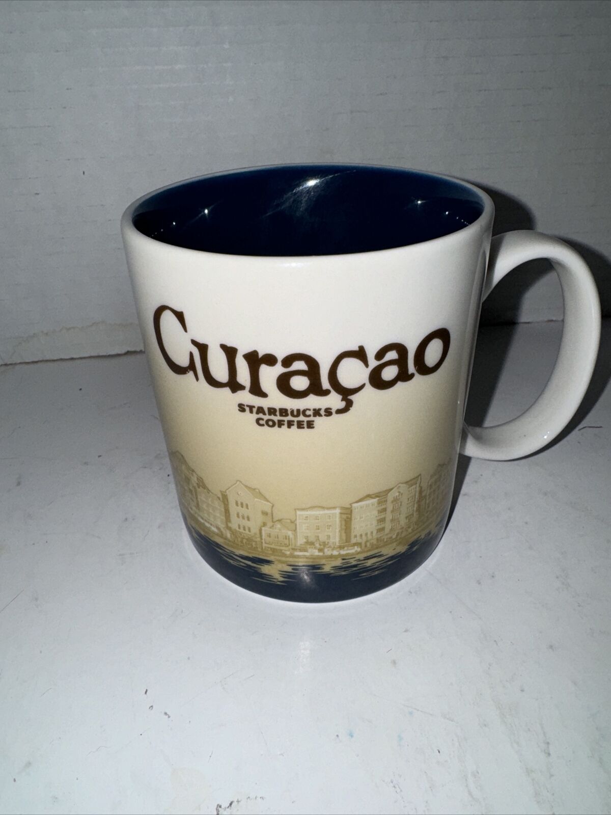 Starbucks Curacao Coffee Mug City Icon Collector Series 16 oz. 2014 Never Used