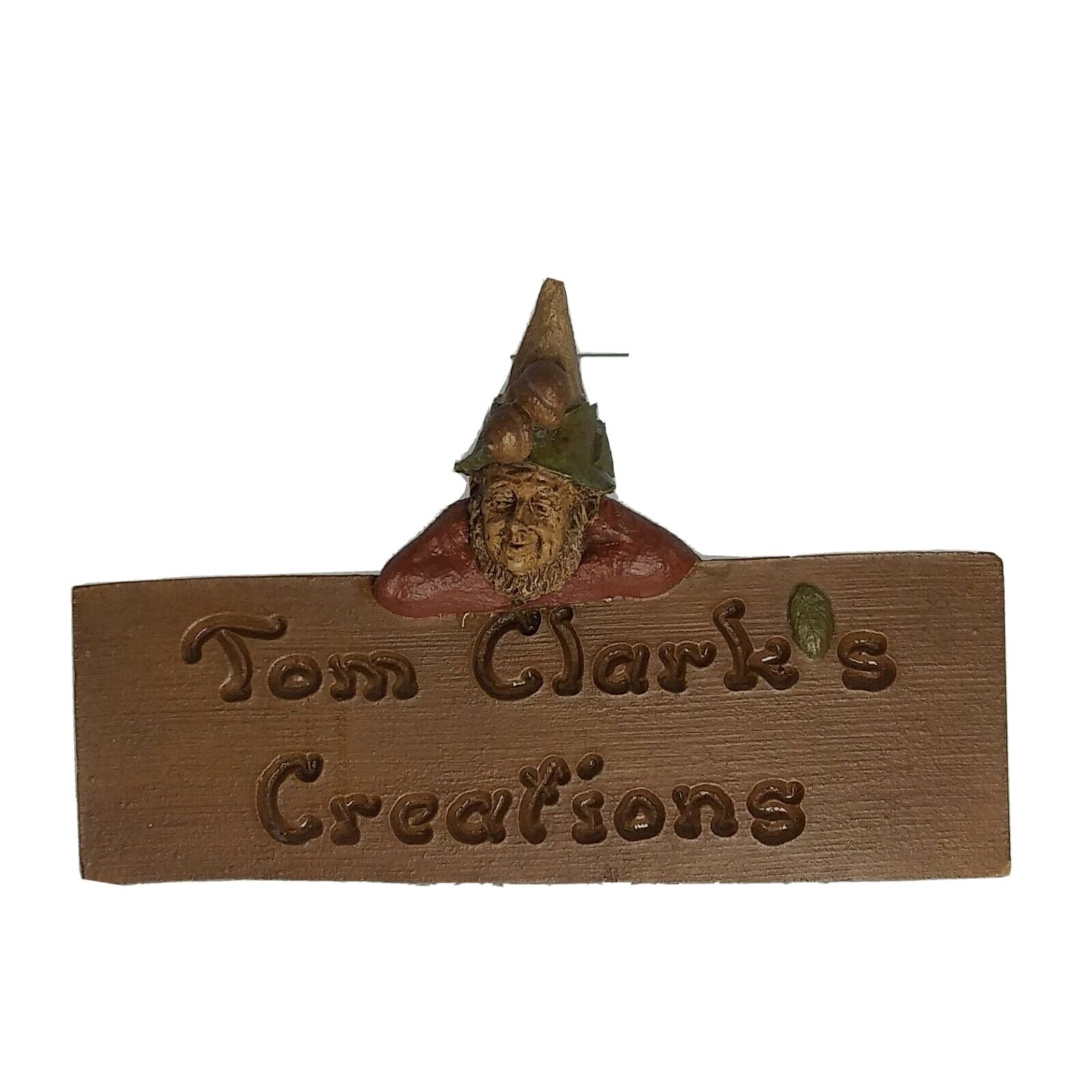 Vtg 1983 Cairn Studio Tom Clark Creations Gnome Store Collector's Display Sign
