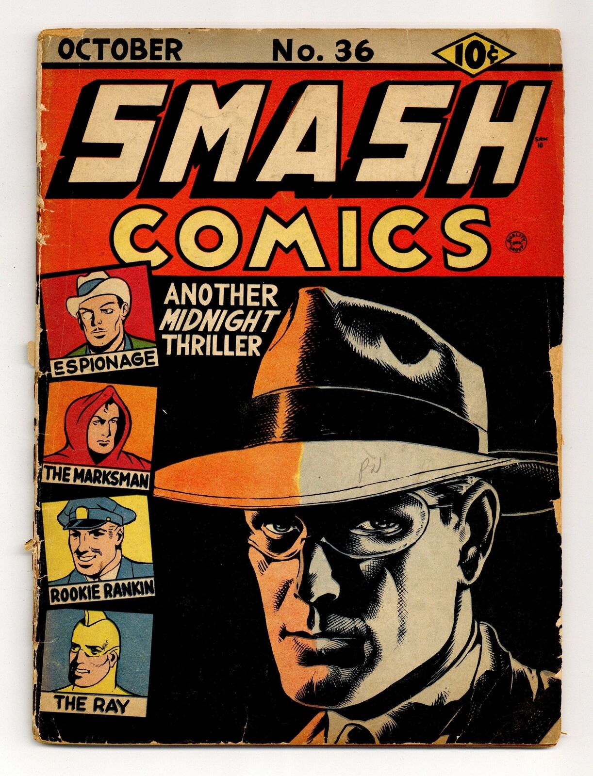 Smash Comics #36 GD+ 2.5 1942