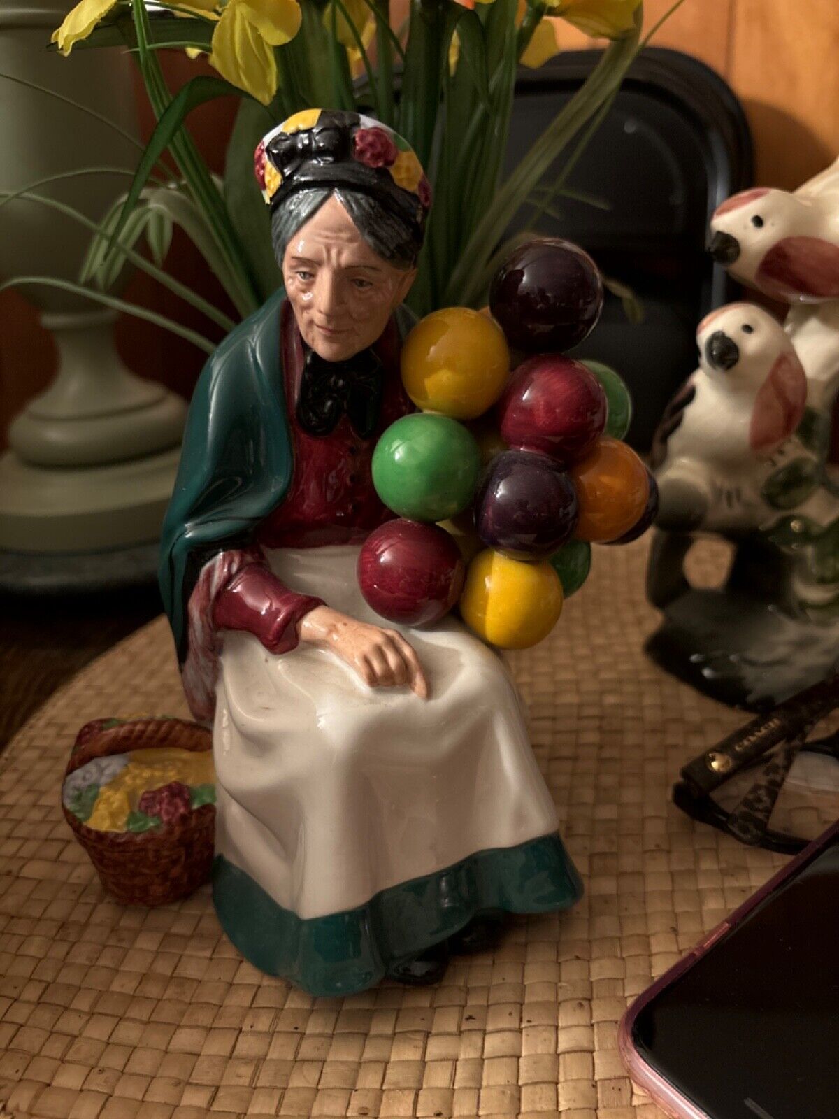 Royal Doulton The Old Balloon Seller Woman Figurine HN1315 7.5\