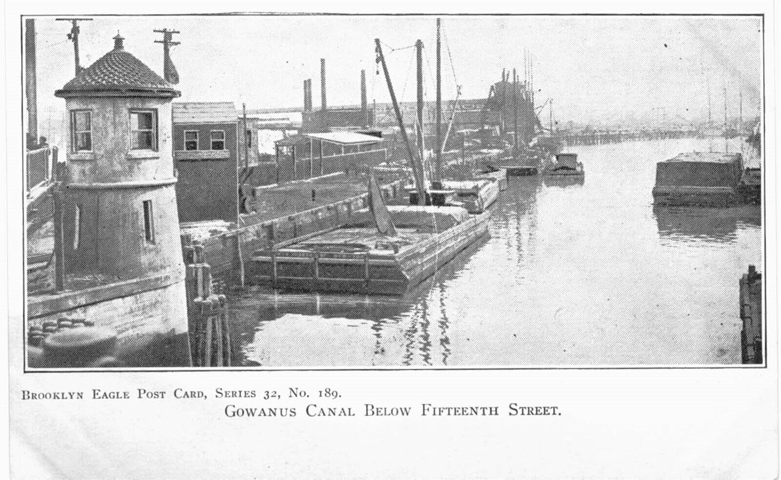 Brooklyn Eagle Gowanus Canal Below Fifteenth Street UNUSED 1905 NYC