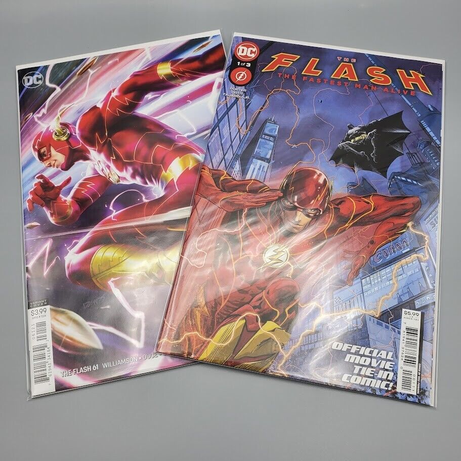 NM - 2pk Flash Bundle - The Fastest Man Alive #1 (2022) & The Flash #61 Var.