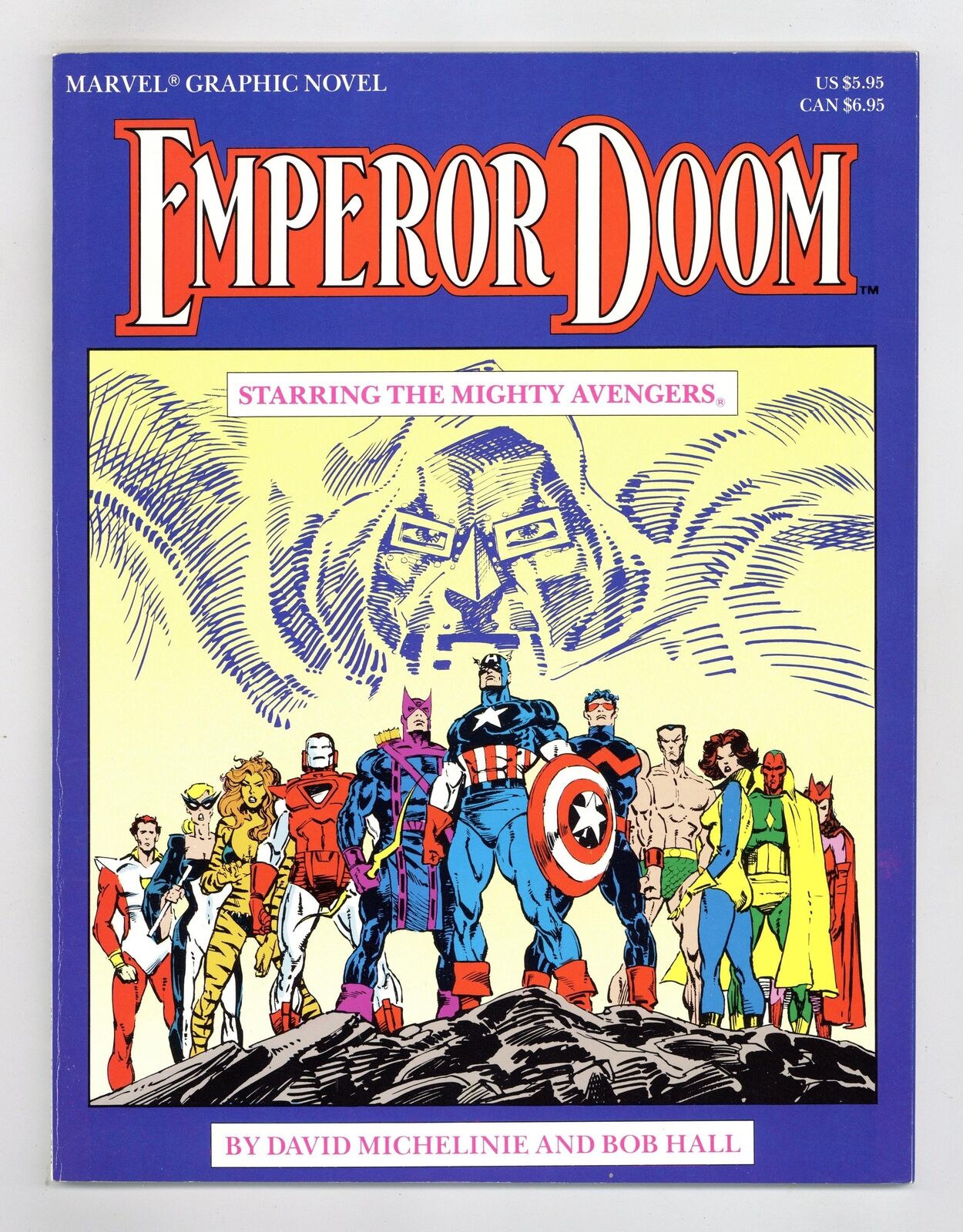 Avengers Emperor Doom GN #1-1ST VF 8.0 1987