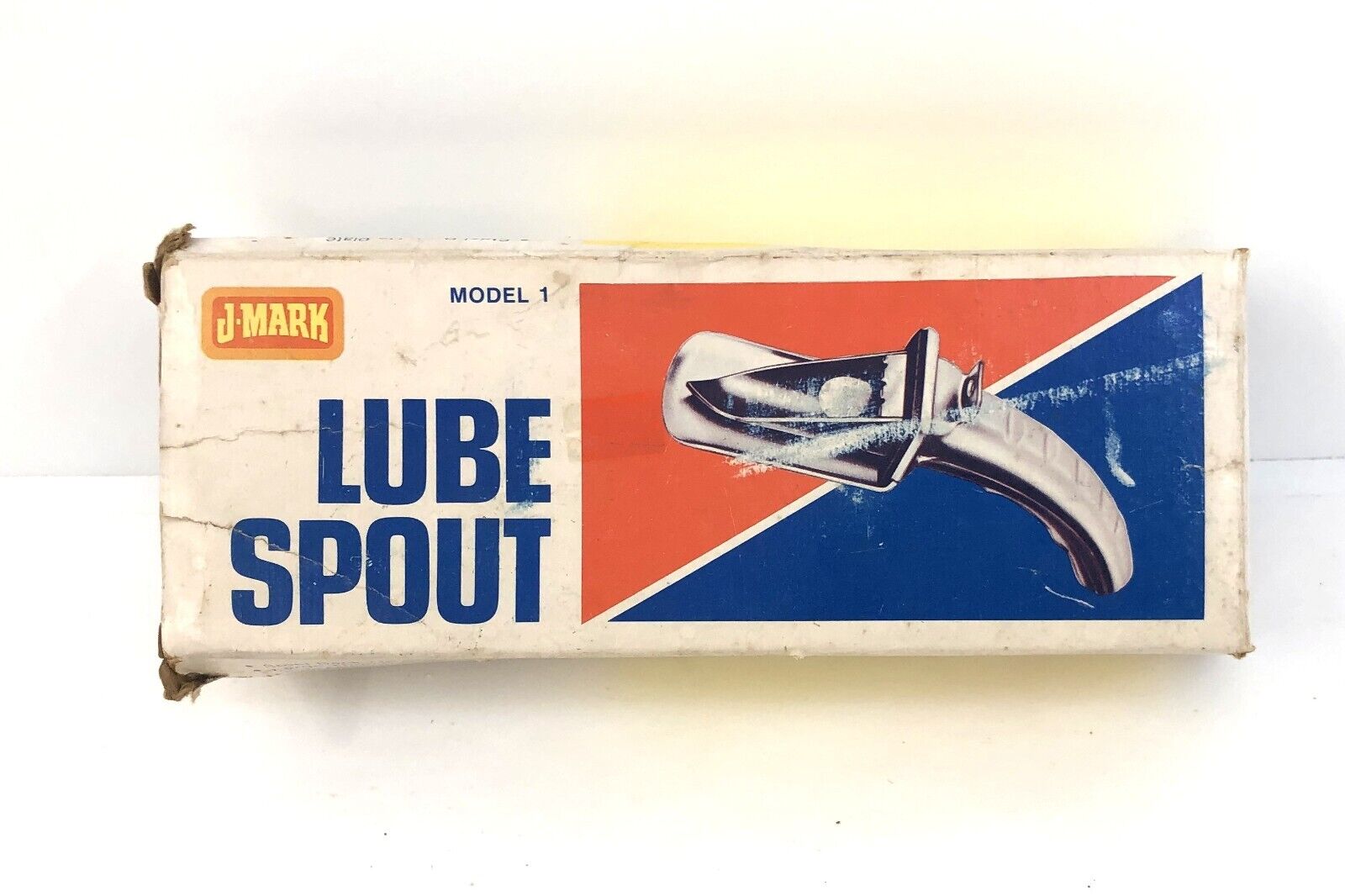 Vintage J-Mark Model #1 Lube Oil Spout New in Original Box