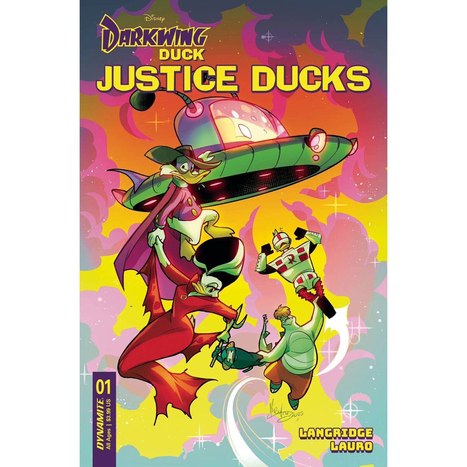 Justice Ducks (2024) 1 2 3 Variants | Dynamite / Dark Wing Duck | COVER SELECT