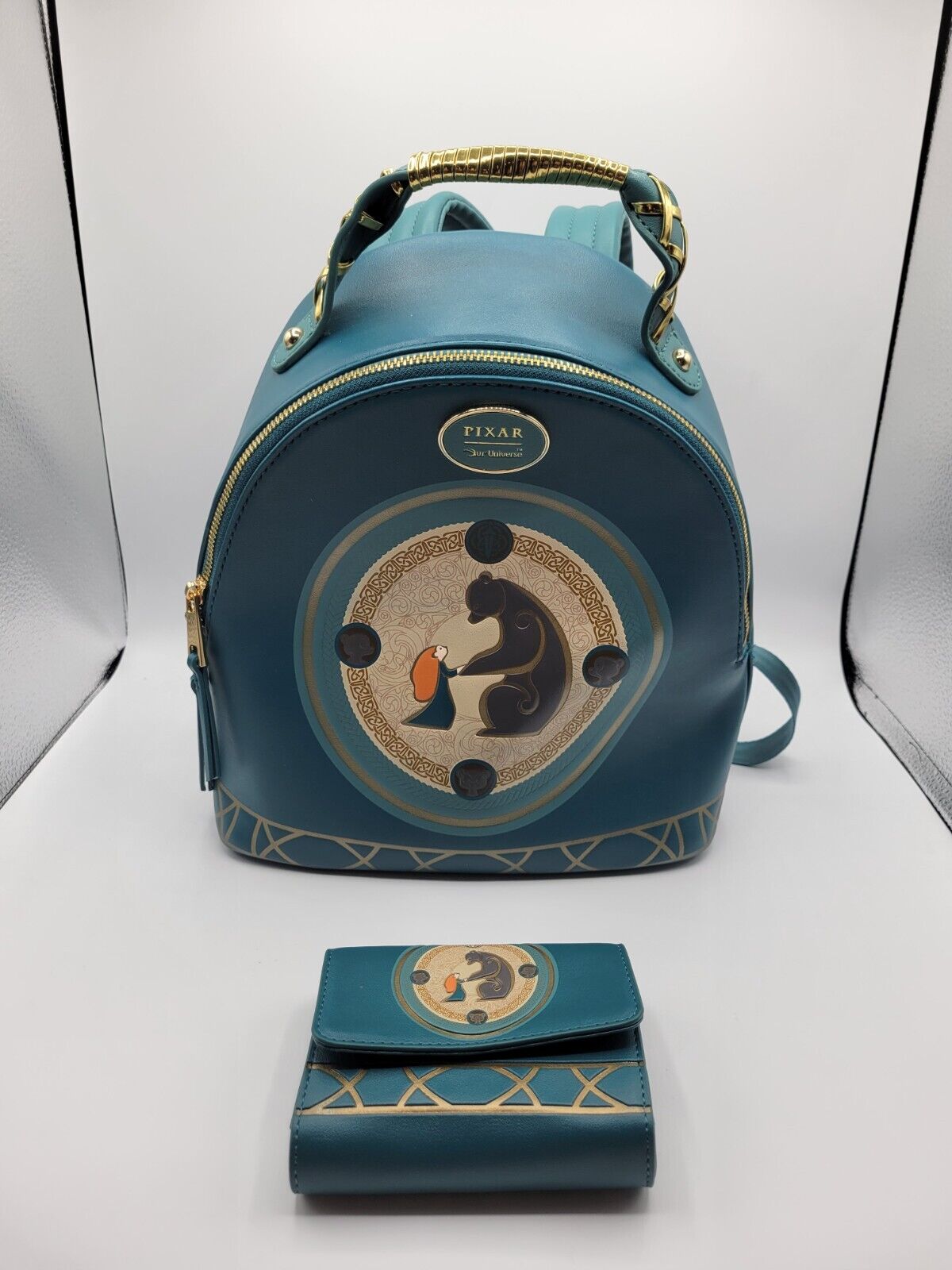 Disney Pixar Brave Our Universe DunBroch Family Mini Backpack & Wallet *NWOT