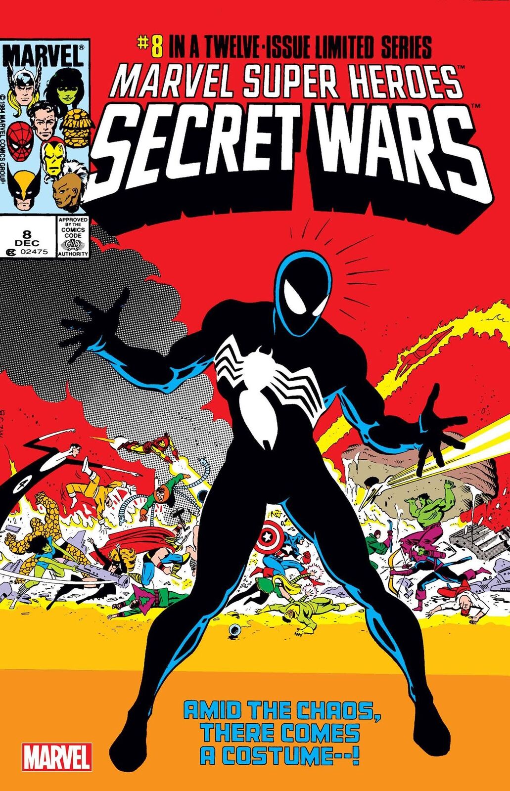 MARVEL SUPER HEROES SECRET WARS #8 FACSIMILE FOIL EDITION NM SPIDER-MAN 7/31/24