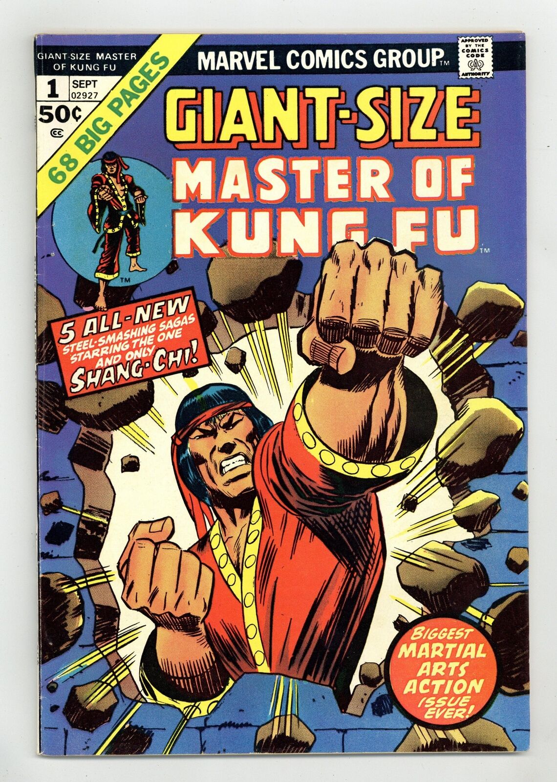 Giant Size Master of Kung Fu #1 FN+ 6.5 1974