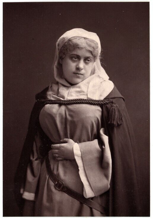 French Opera Soprano Alphonsine-Hélène Richard orig 1880s photoglypty photograph