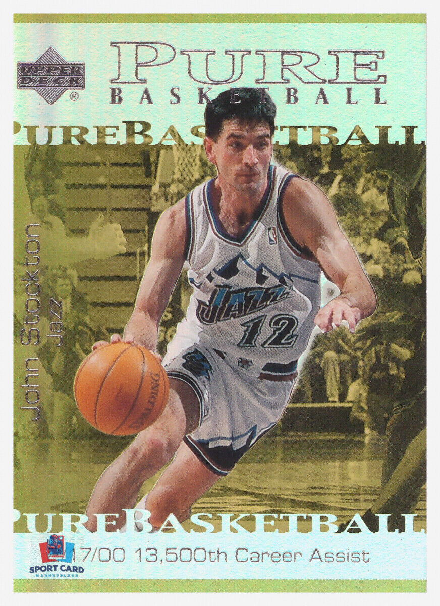 2001 Upper Deck Pure Basketball John Stockton #PB5