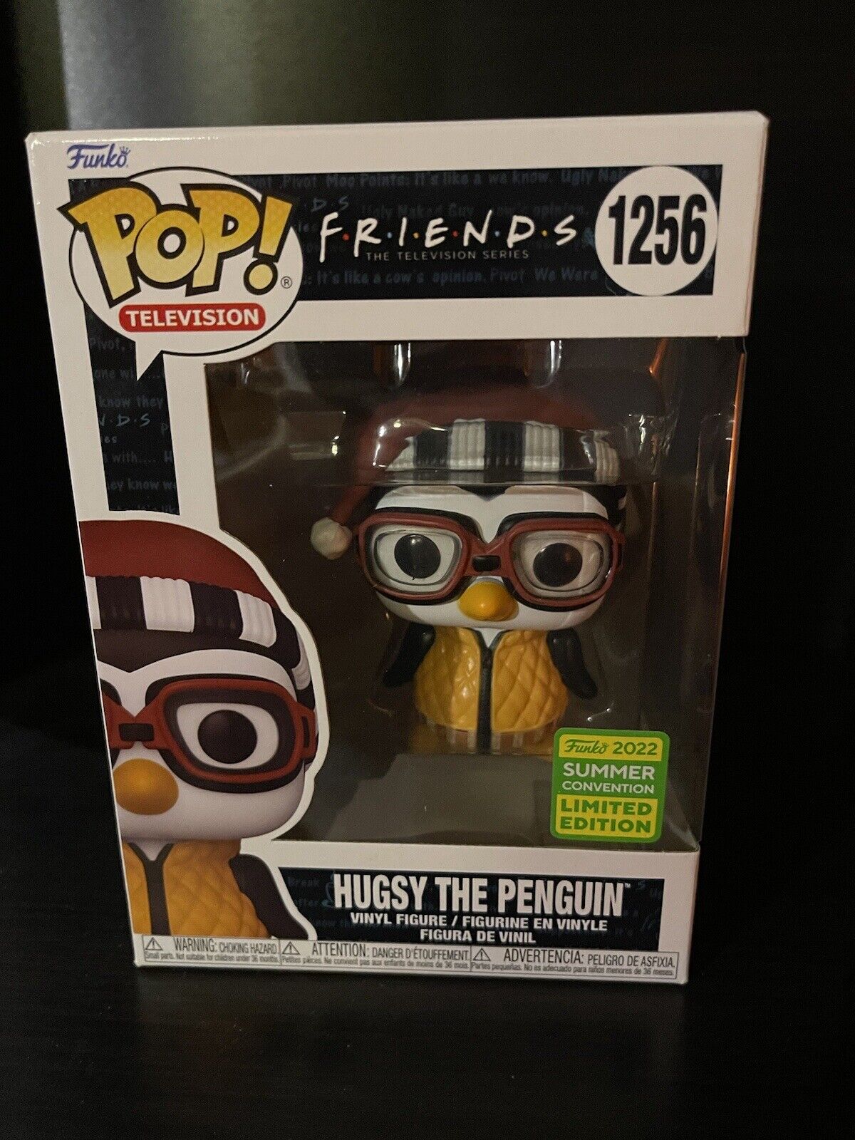 Funko Pop Friends Hugsy The Penguin #1256 SDCC 2022 Summer Con Excl 