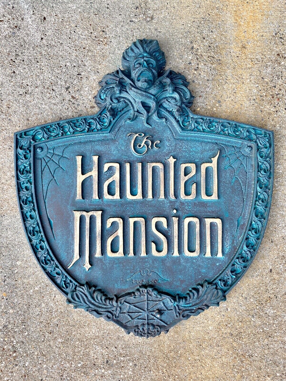 23” Haunted Mansion TOKYO Disneyland Plaque Prop RARE One Of A Kind Disney