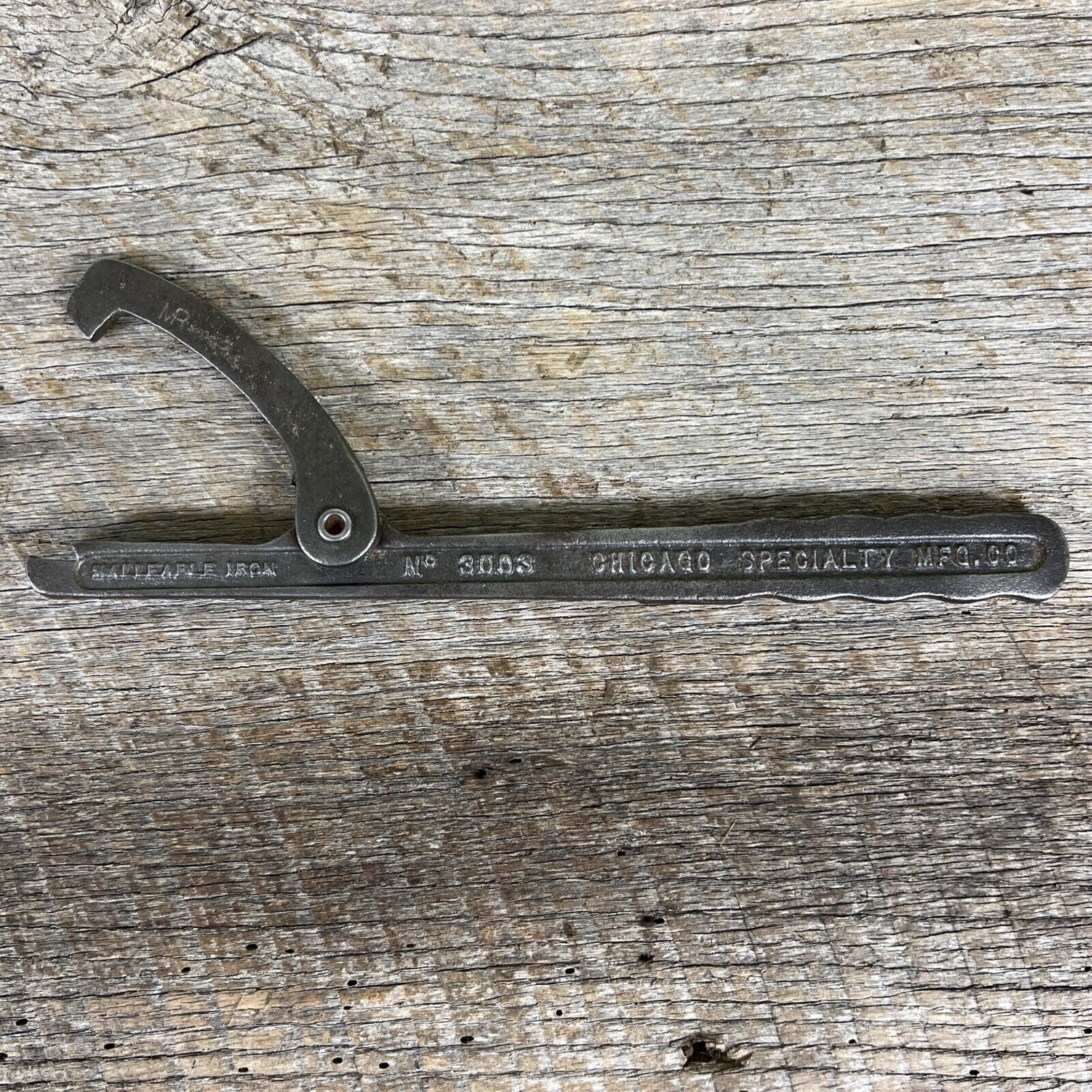 Vintage Chicago Specialty Mfg Co. Spanner Wrench No. 3003 