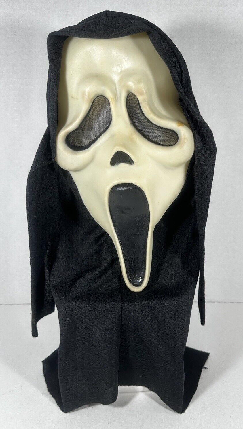 Scream Fun World Div Gen 2 Hooded Poly Shroud Ghost Face Mask Glows