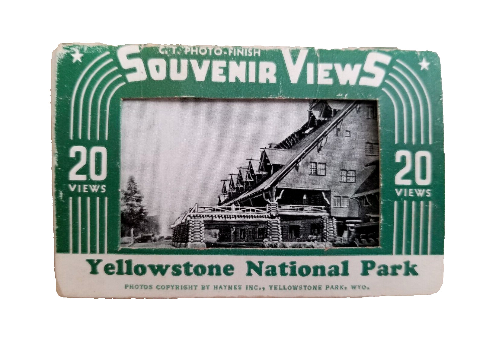 Yellowstone National Park 20 Souvenir Views Miniature