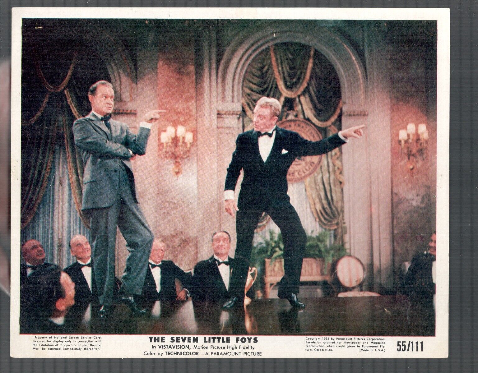 Seven Little Foys 8x10 Color Still James Cagney Bob Hope Bio Comedy