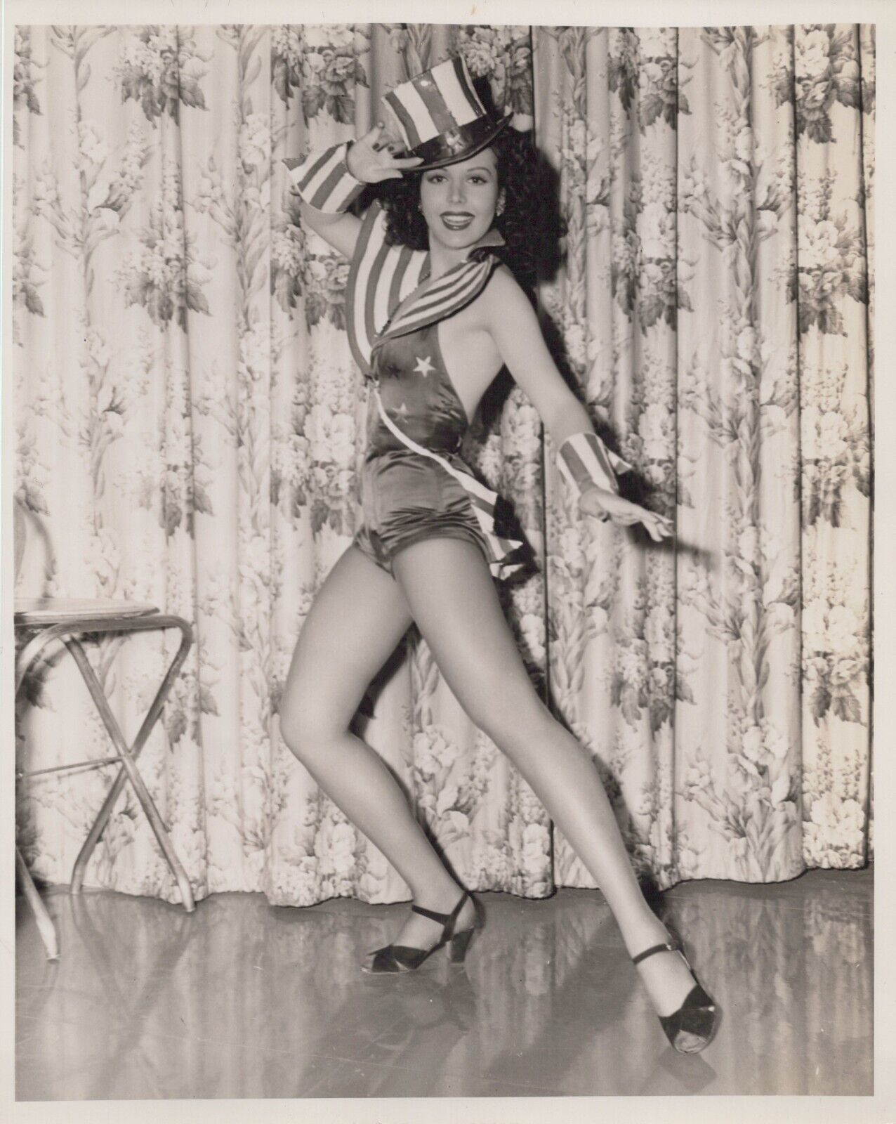 Ann Miller (1940s) ❤ Leggy Cheesecake Original Vintage Hollywood Photo K 49