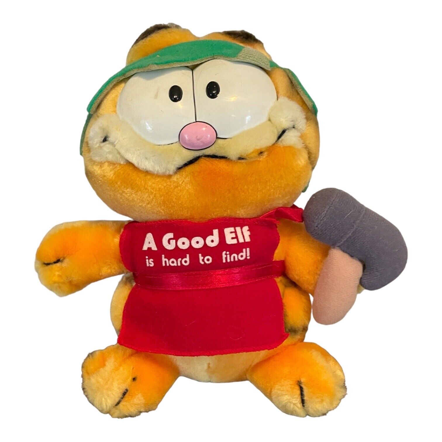 Garfield A Good Elf Is Hard To Find Plush Stuffed Toy Vintage 1981 Orange Cat 9”