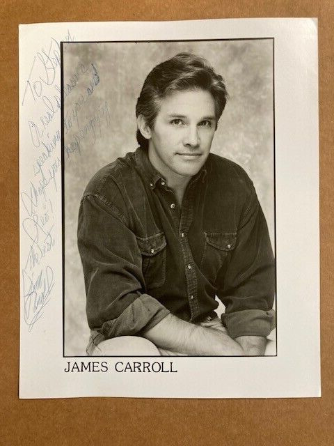 James Carroll Author/Historian Nicely Inscribed & Signed 8x10 Photo w/COA
