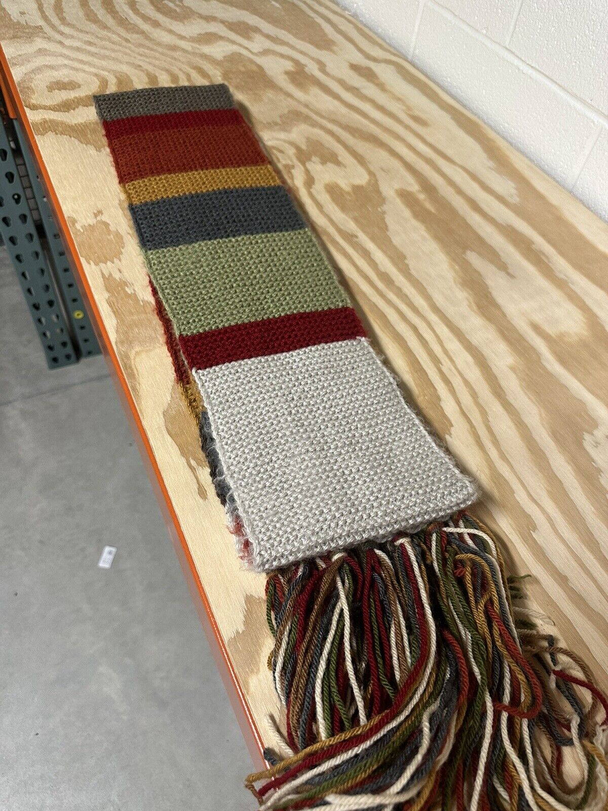 Doctor Who 4th Doctor Tom Baker Scarf 11.5 Foot Long Hand knit BBC