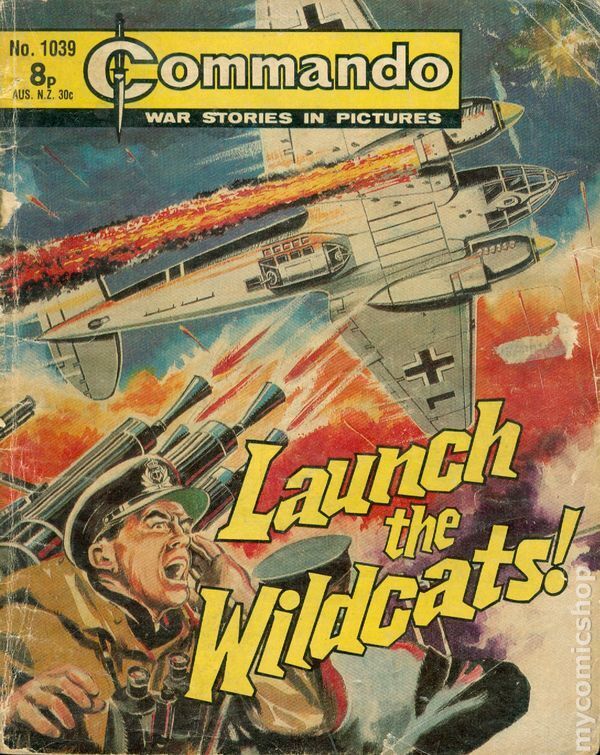 Commando War Stories in Pictures #1039 VG 1976 Stock Image Low Grade