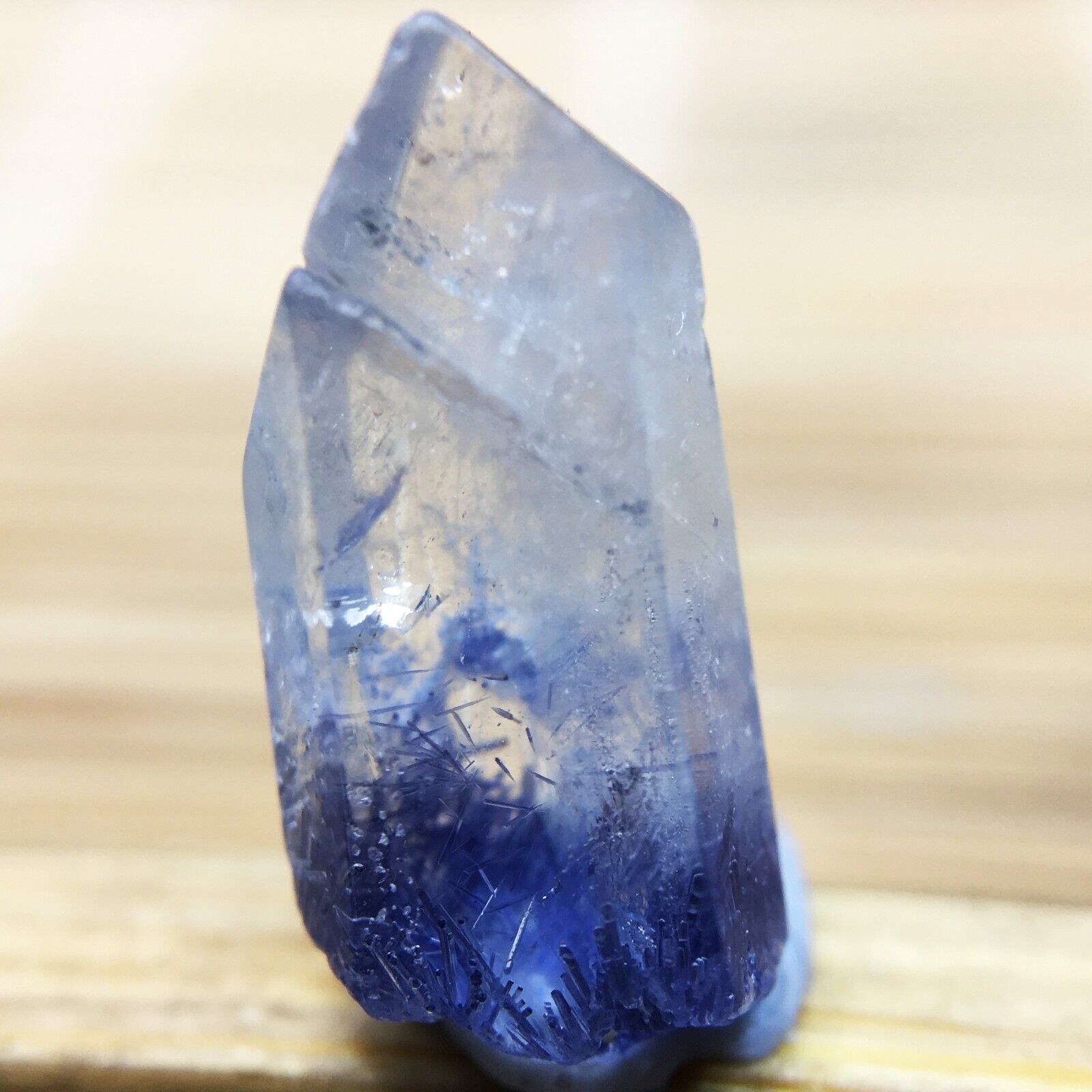 2.2Ct Very Rare NATURAL Beautiful Blue Dumortierite Quartz Crystal Specimen