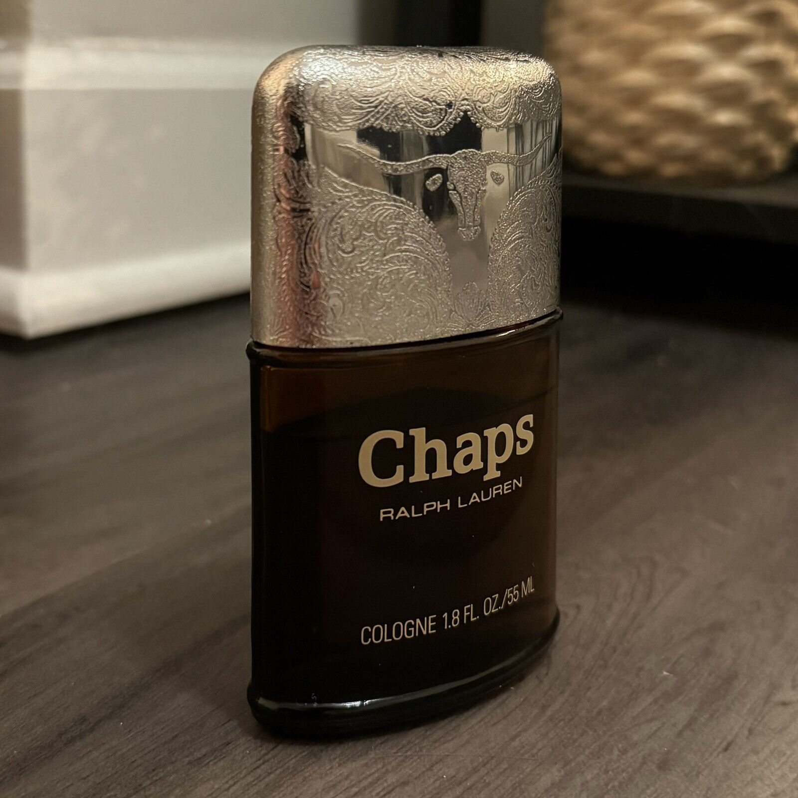 Vintage CHAPS Ralph Lauren Natural Spray Cologne 1.8 oz Longhorn Rare 80% Full