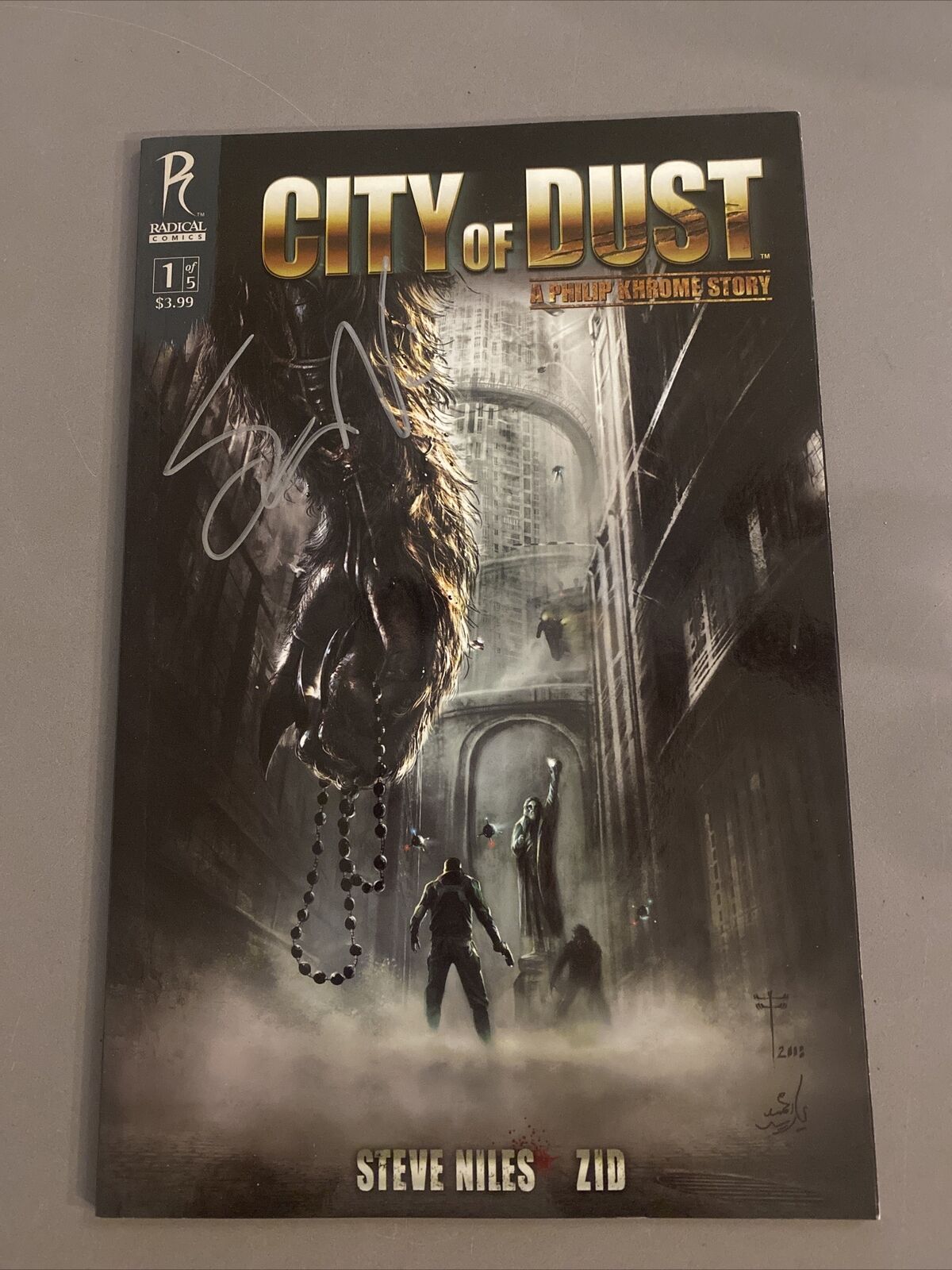 City of Dust #1B VF/NM; Radical | Steve Niles Signed